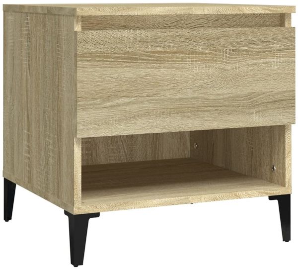vidaXL Beistelltisch Sonoma-Eiche 50x46x50 cm Holzwerkstoff 819554 Bild 2