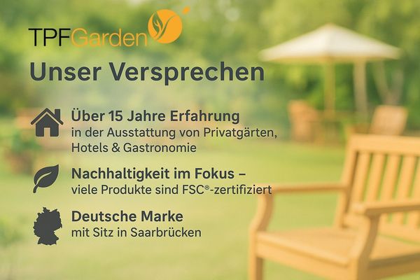 TPFGarden Gartenbank PRESTON (Holzbank - Outdoor Bank 2-Sitzer Gestell Stahl anthrazit, Sitzfläche und Rückenlehne Akazie), Hochwertige Bank mit den Maßen (BxHxT): 124 x 87.5 x 61.5 cm