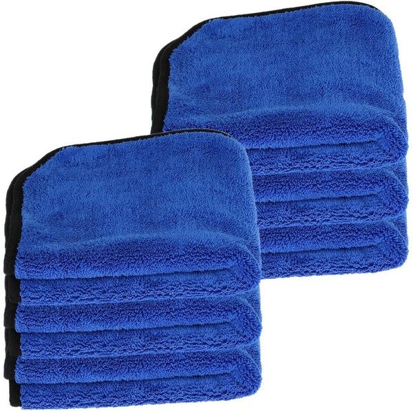 Mach1 Handtuch Set Premium Mikrofasertücher mit 600g/m² 40x40 cm in Profiqualität, (6-St)