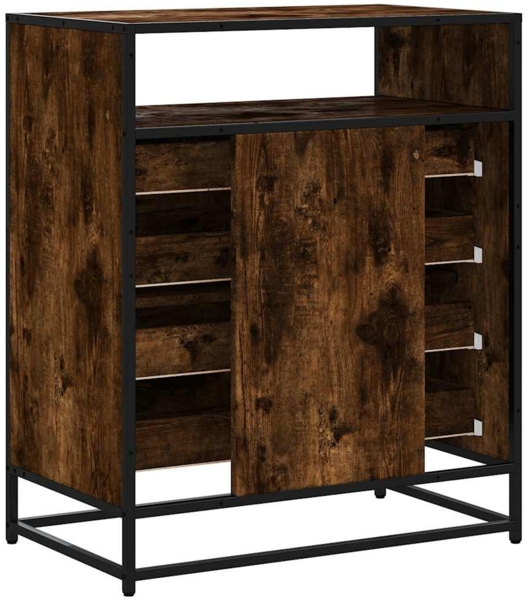 vidaXL Schubladenschrank Räuchereiche 70x41x83,5 cm Holzwerkstoff 849091 Bild 6