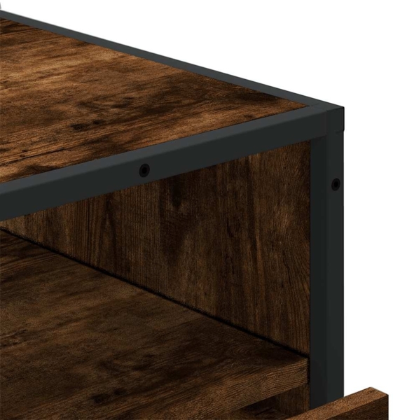 vidaXL Schubladenschrank Räuchereiche 70x41x83,5 cm Holzwerkstoff 849091 Bild 7