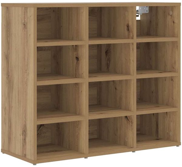 vidaXL Schuhschrank Artisan-Eiche 77,5 x 30 x 67 cm Holzwerkstoff 875213 Bild 2