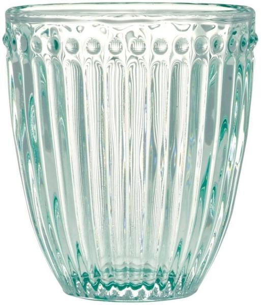 Greengate Glas Alice Glass Water cool mint 9 cm, Glass