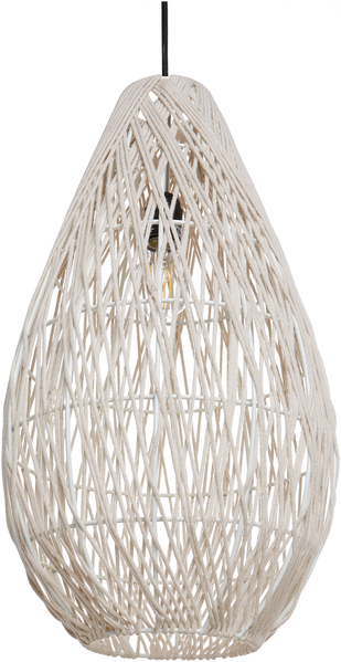 Hängeleuchte ANNOTTO Baumwolle Beige