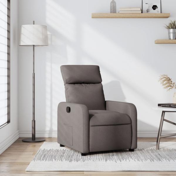 vidaXL Relaxsessel Taupe Stoff 374172