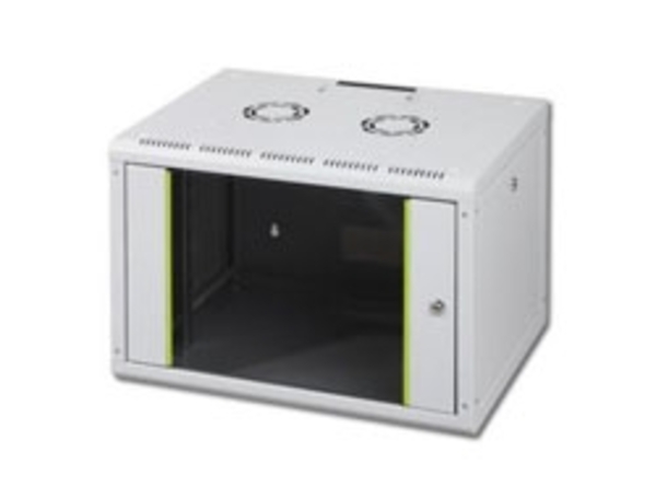 DIGITUS 48,3cm 19Zoll Wandschrank 7HE SoHoline RAL7035 grau ohne Fachboden H402m