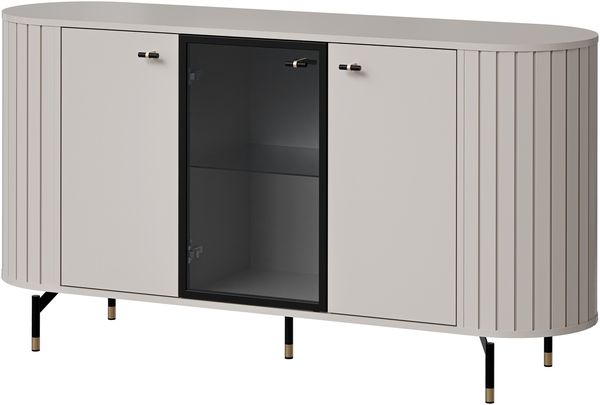 Kommode Zelfa 150 2D1W 03 (Farbe: Cashmere, ohne Beleuchtung)