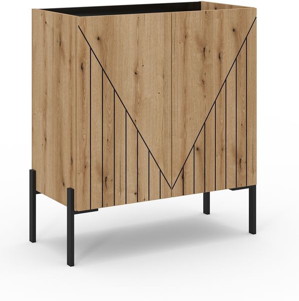 Kommode >Neo< in Evoke Oak - 80x91x40cm (BxHxT)