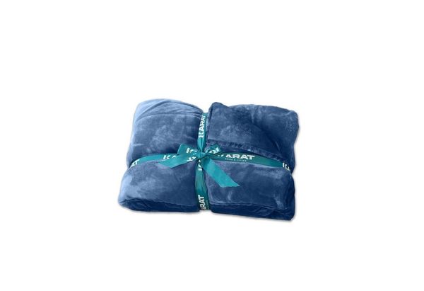 Wohndecke Charme, aus flauschigem Flanell, verschiedene Größen und Farben, Kubus