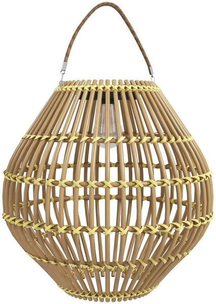 Novzep LED Gartenleuchte Gartenleuchte Solarleuchte Garten-Solarleuchte, PE-Rattan, Boho-Design, 31 x 31 x 32 cm
