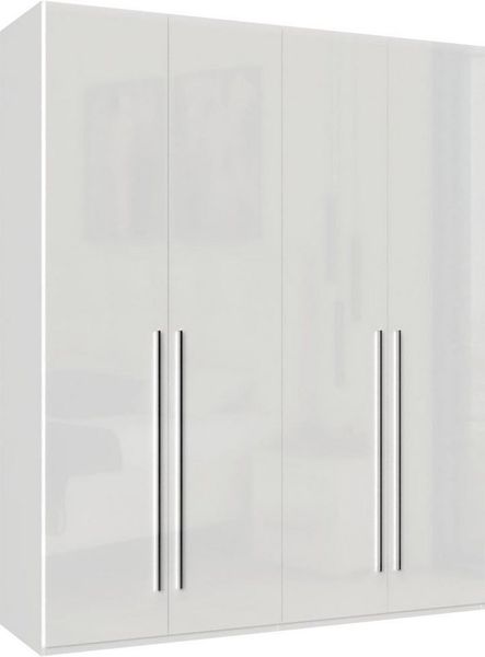 OTTO home Kleiderschrank Piano, UV lackiert, hochglänzend in beige oder weiß, FSC-zertifiziert (Made in Europe) in vielen Breiten, Höhe 224cm, mit Soft-Close Funktion