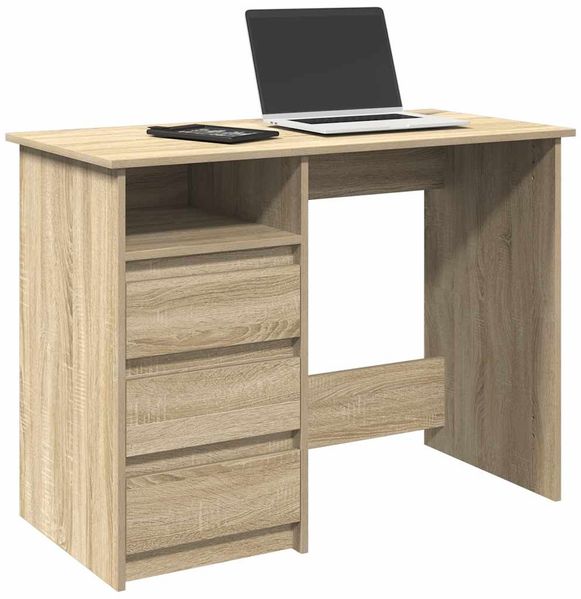 Schreibtisch, Bürotisch, Computertisch Sonoma-Eiche 102 x 50 x 75 cm Holzwerkstoff