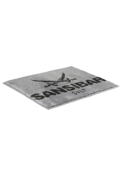 Sansibar Sylt Badematte Badematte »Sansibar, Höhe 20 mm, mit Sansibar Logo Schriftzug, rutschhemmend beschichtet, fußbodenheizungsgeeignet, strapazierfähig, schnell trocknend, Polyacryl, rechteckig, 55x65 cm, 60x100 cm, 70x120 cm