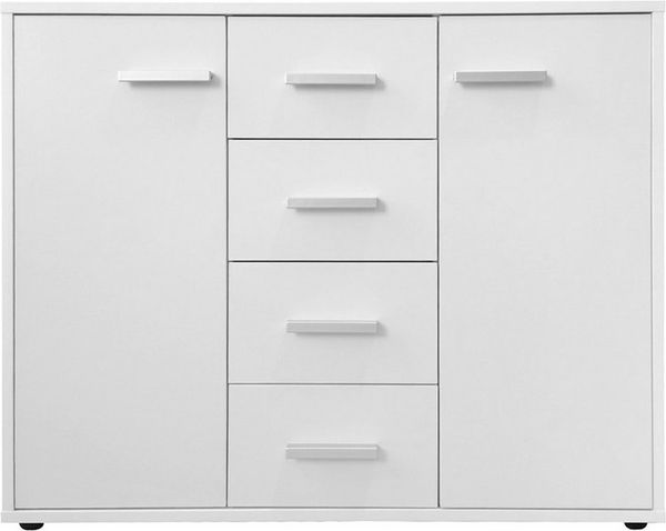 HTI-Line Kommode Nina mit 4 Schubladen (Stück, 1 St, 1 Kommode), Anrichte Sideboard Schrank