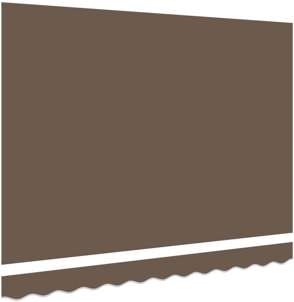 vidaXL Markisenersatzstoff Taupe 3 x 2,5 m Polyester 964669 Bild 3