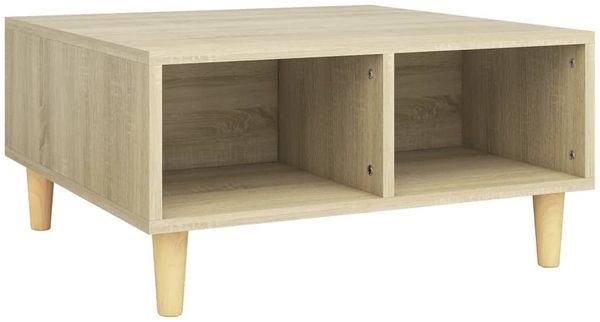 vidaXL Couchtisch Sonoma-Eiche 60 x 60 x 30 cm Spanplatte [805980] Bild 2