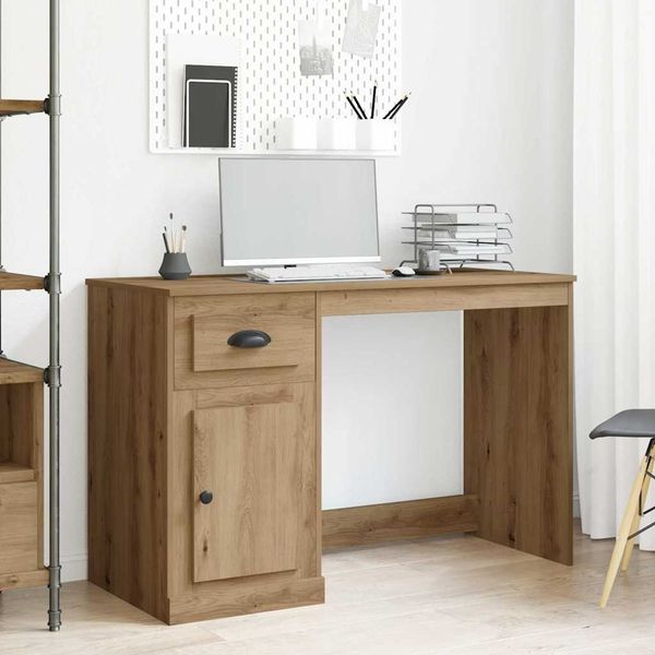 vidaXL Schreibtisch Artisan-Eiche 50 x 115 x 75 cm Holzwerkstoff 862823