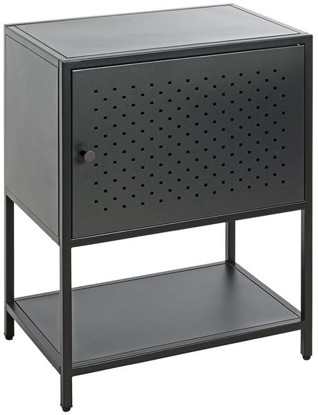 HAKU Möbel Konsole, schwarz, Metall - Maße: B 45 x H 60 x T 30 cm, Style: Modern