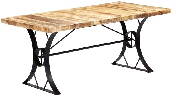 vidaXL Esstisch 180×90×76 cm Mango Massivholz [282766] Bild 11