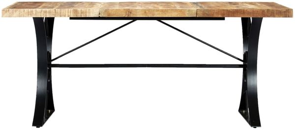 vidaXL Esstisch 180×90×76 cm Mango Massivholz [282766] Bild 2