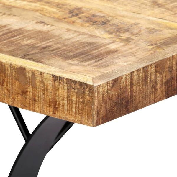 vidaXL Esstisch 180×90×76 cm Mango Massivholz [282766] Bild 5