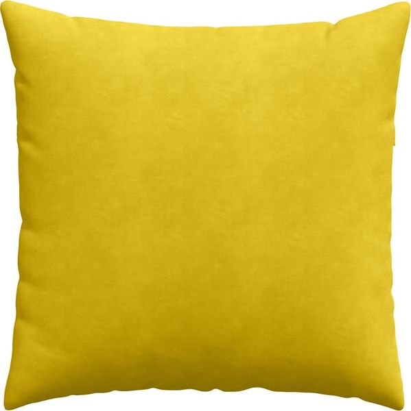 vidaXL Sofakissen 2 Stück Gelb 80 x 80 cm Cordstoff 42014064 Bild 6