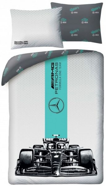 Mercedes AMG Petronas Formula One Team Bettwäsche MAP008 140x200 cm + 70x90 cm