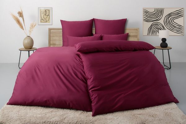 OTTO home Bettwäsche Luisa, Satin, 2 teilig, ab Gr. 135x200, auch in PREMIUM Qualitäten erhältlich, Streifen