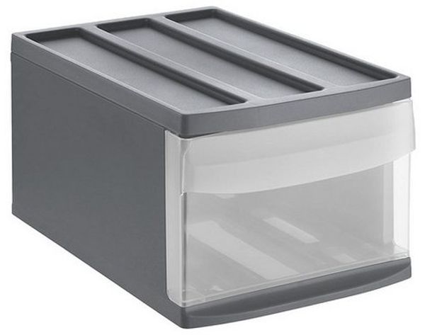 Rotho Schubladenbox Mono Systemix M 1 Schub anthrazit