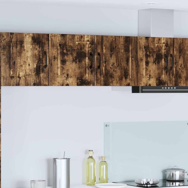 vidaXL Wandschrank PORTO Geräucherte Eiche 80 x 31 x 40 cm 885290