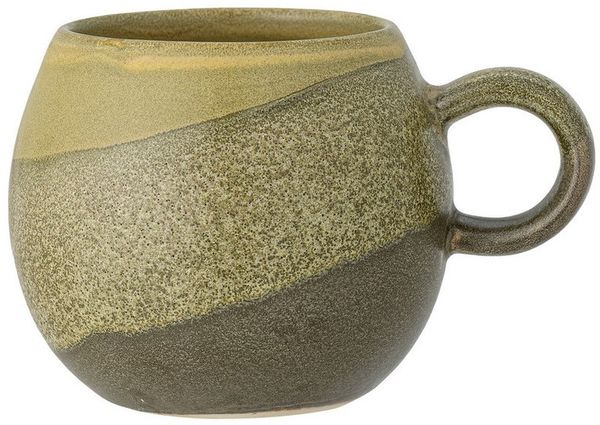 Bloomingville Tasse Bloomingville Paula Tasse, Grün, Steingut, 275 ml, Steingut