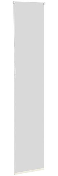 vidaXL Verdunkelungsrollo Cremeweiß 50x230cm Stoffbreite 45,7 cm 4011716 Bild 4