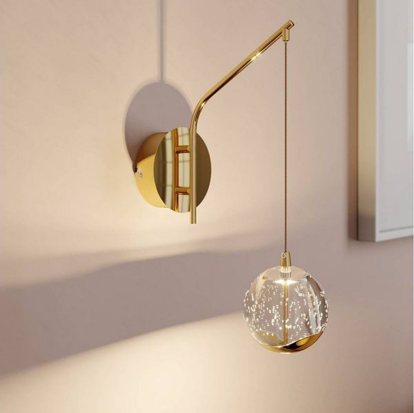 Lucande Wandleuchte Hayley, 1 x 5 W LED, warmweiß