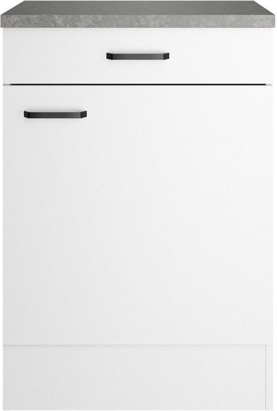 OPTIFIT Unterschrank OPTImulti Breite 60 cm, Tiefe 60 cm, mit 1 Tür, 1 Schubkasten, 1 Einlegeboden