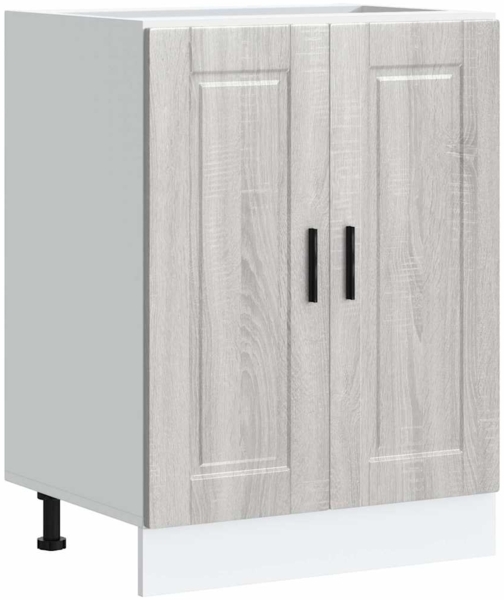 vidaXL Küchenunterschrank Porto Grau Sonoma Holzwerkstoff 853923