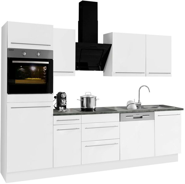 OPTIFIT Küchenzeile Bern, Breite 270 cm, wahlweise mit E-Geräten