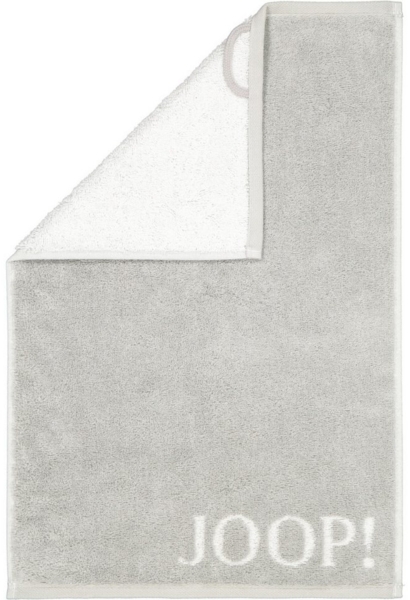 JOOP! Handtuch Joop! Handtuch Duschtuch Gästetuch Classic 1600-76 Silber Grau 30x50, Walkfrottier, 100% Baumwolle