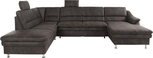 sit&more Wohnlandschaft Cardoso U-Form, mit Federkern und Kopfstützen, mit Bettfunktion und Relaxfunktion