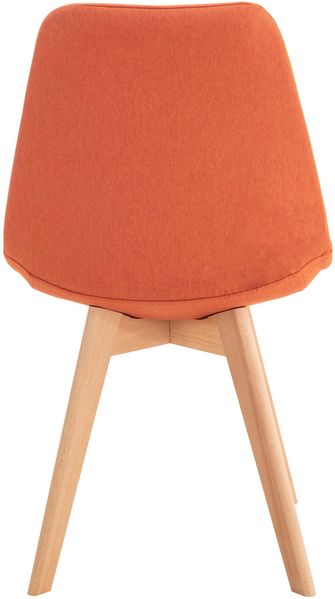 CLP Esszimmerstuhl Linares Mit Buchenholzgestell,orange Stoff Bild 6