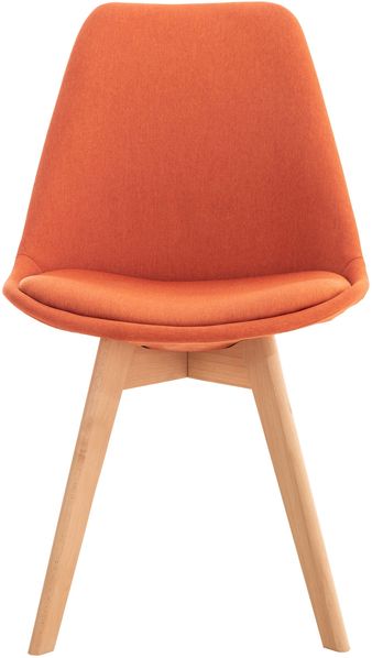 CLP Esszimmerstuhl Linares Mit Buchenholzgestell,orange Stoff Bild 5