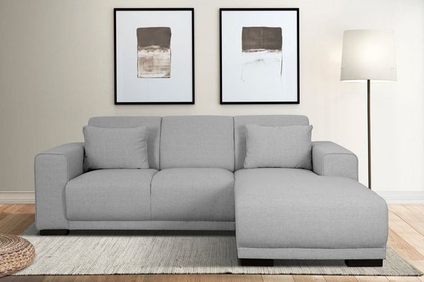 Home affaire Ecksofa Bornholm inkl. 2 Kissen, Stellmaße 234x162 cm L-Form, Recamiere wahlweise links oder rechts bestellbar
