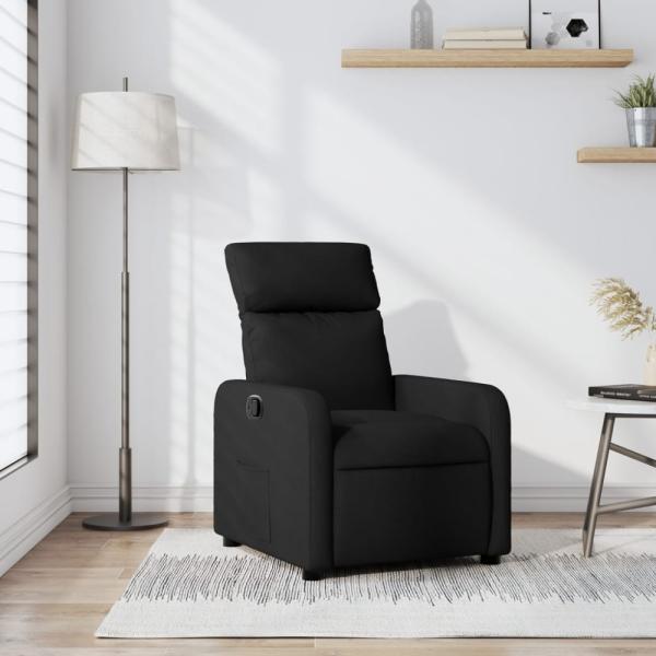 vidaXL Relaxsessel Schwarz Stoff 374167