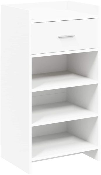 vidaXL Schuhschrank mit Schubladen Weiß 48 x 36 x 92 cm Holzwerkstoff 8011347