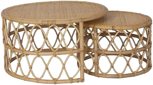 Vente-unique - Couchtisch - Rattan - Naturfarben - RONITA Bild 2