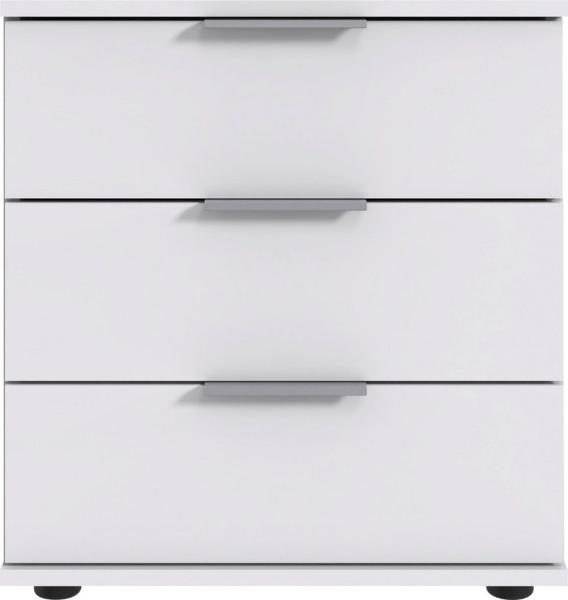 Nachtkommode Easy Plus Nachtschrank 52x38x56cm Farbe: Weiß