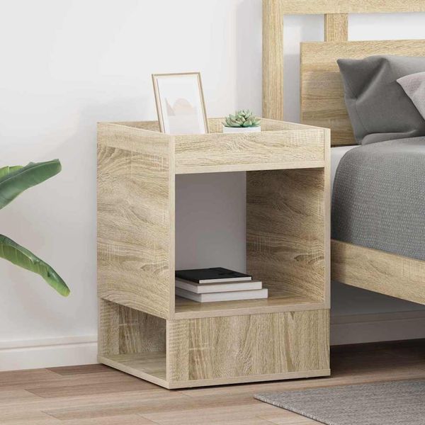 vidaXL Beistelltisch 2 pcs Sonoma-Eiche 40 x 40 x 56 cm Holzwerkstoff 890949