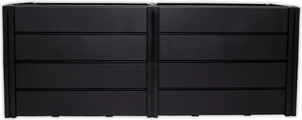 KHW | Hochwertiges Hochbeet | Demeter XL | schmal | platzsparend | 158 × 44 × 61 cm - 392 Liter | ideal für Urbane Gärten | nachhaltiges Gärtnern | fördert gesunde Ernten | Made in Germany Bild 4