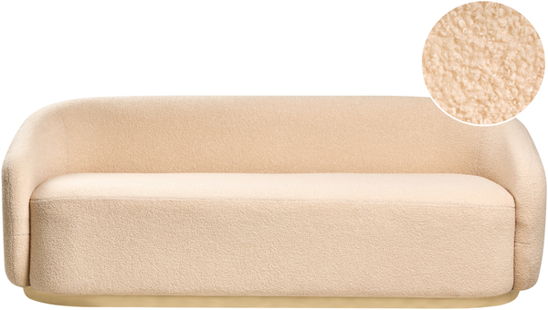 Sofa 2-Sitzer SIPO Bouclé Beige