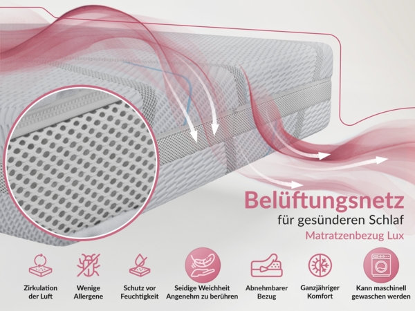 Polsterbett Bett mit Holzlattenrost Schlafzimmer Bett Doppelbett gepolstertes Kopfteil Foam Matratze - EMORA CLASSIC - 180x200 cm - Hellbraun Cord - MIRO LUX Bild 9