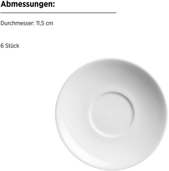 MÄSER Espressotasse Barca, 12-tlg, Porzellan